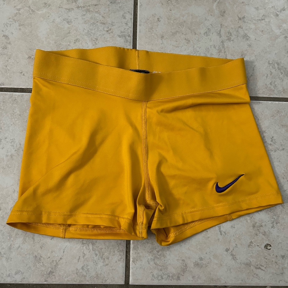 Nike Women's Athletic Shorts in Vibrant Yellow